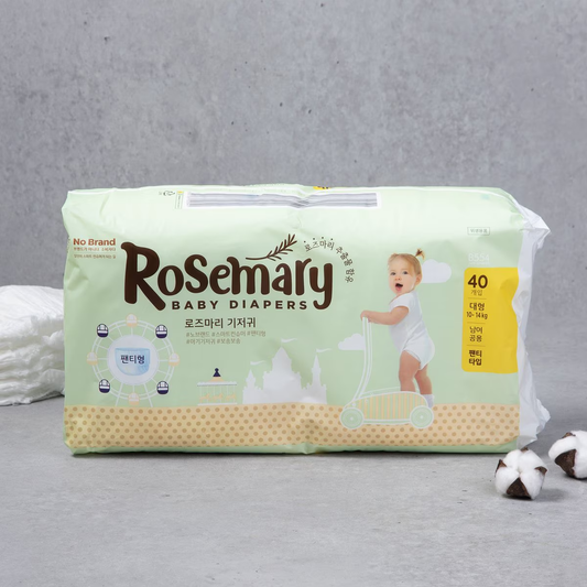 No Brand Rosemary baby diaper pants Large 40P*4/노브랜드 로즈마리 팬티기저귀 대형