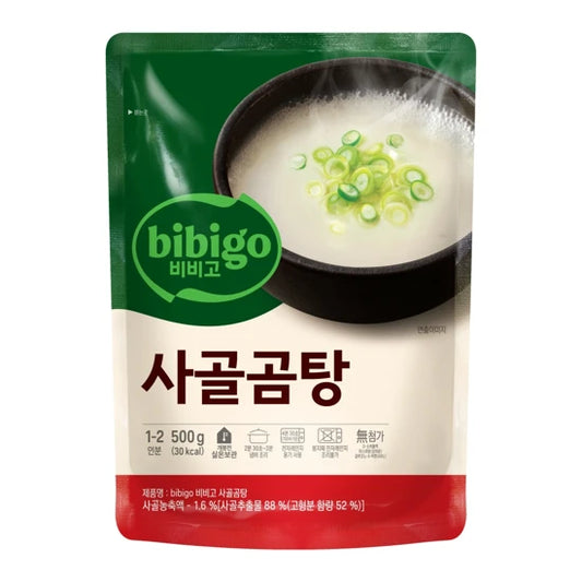 CJ BIBIGO BEEF BONE SOUP 500G*18/ 씨제이 비비고 사골곰탕