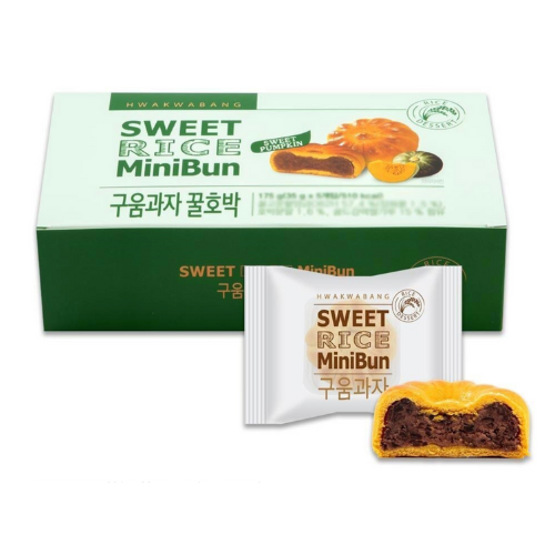 BAKED RICE MANJU (SWEET PUMPKIN)175g(5ea)*12/화과방 구움과자 꿀호박