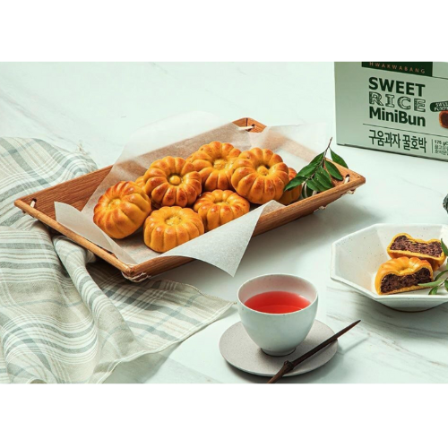 BAKED RICE MANJU (SWEET PUMPKIN)175g(5ea)*12/화과방 구움과자 꿀호박