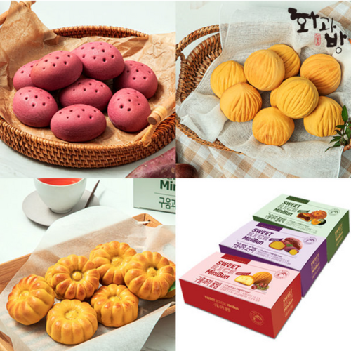 BAKED RICE MANJU (CHESTNUT)175g(5ea)*12/화과방 구움과자 꿀밤