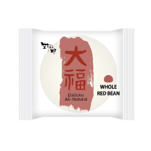 Frozen Daifuku GLUTINOUS RICE CAKE (WHOLE RED BEAN) (75g*12ea)*6 대복 통팥 찹쌀떡