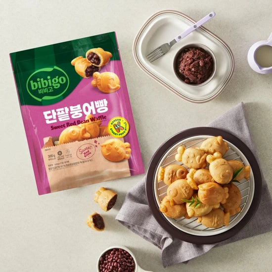 BUNG O PANG RED BEAN 300G*15/ 씨제이 비비고 단팥 붕어빵