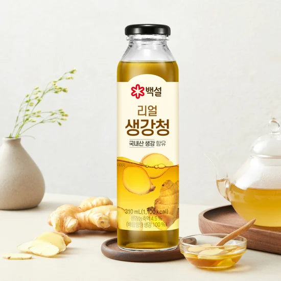 CJ GINGER EXTRACT SYRUP 310ML*15/씨제이 백설 리얼 생강청