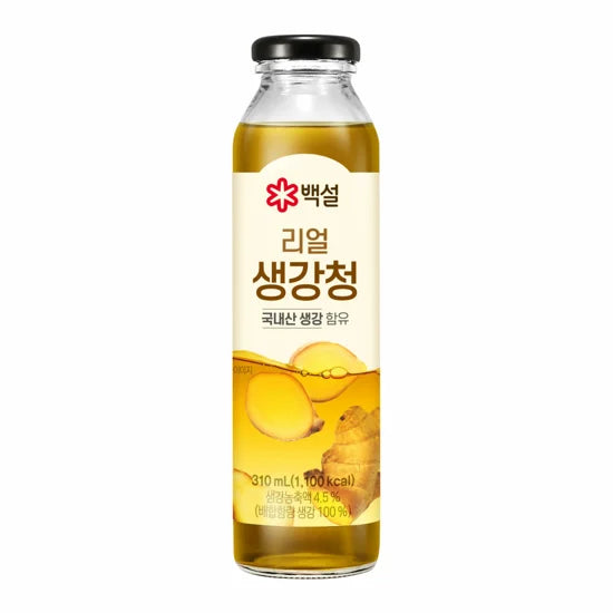 CJ GINGER EXTRACT SYRUP 310ML*15/씨제이 백설 리얼 생강청