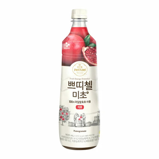 CJ PETITZEL MICHO FRUIT VINEGAR FRUIT VINEGAR POMEGRANATE 900ML*12 / 쁘띠첼 미초 석류