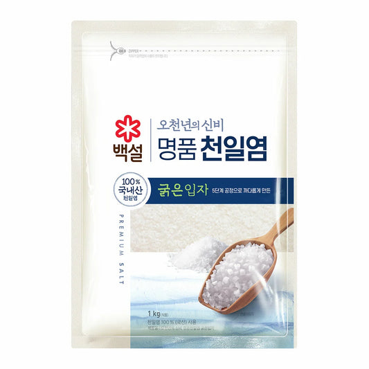 CJ ソーラーソルト 3kg*4/씨제이 천일염(오천년의신비) 굵은입자 3kg