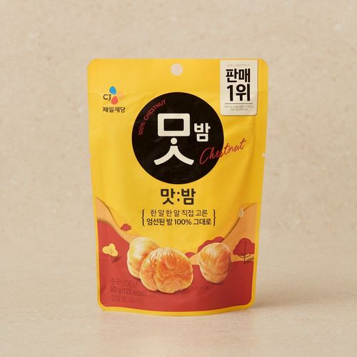 CJ SWEET CHESTNUT_80G*36/씨제이 맛밤 80G