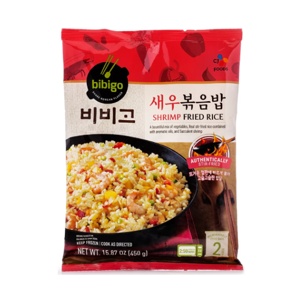 CJ FRIED RICE SHRIMP 450G*12 / 씨제이 비비고 새우 볶음밥