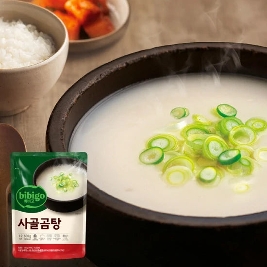 CJ BIBIGO BEEF BONE SOUP 500G*18/ 씨제이 비비고 사골곰탕