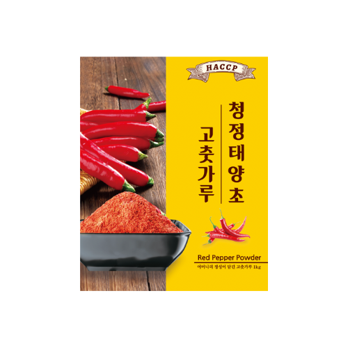 红辣椒粉 1kg*10（粗）/태양초 고추і루 김치용