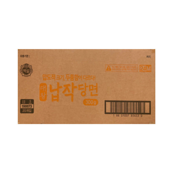 CJ BAEKSUL FLAT NOODLE 300G*20/씨제이 백설 대왕 납작 당면