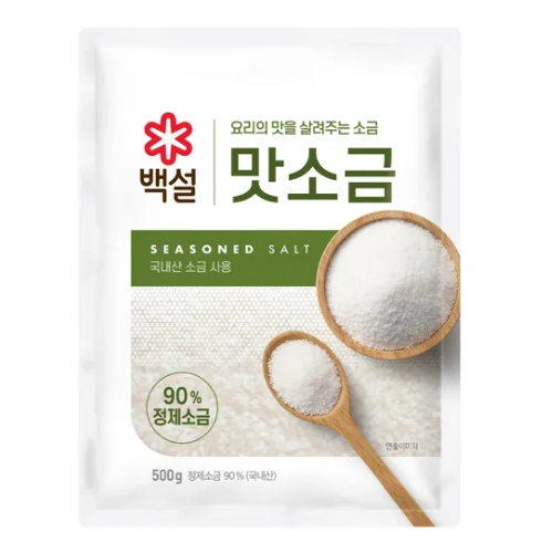 CJ SEASONING SALT 500g*20/씨제이 백설 맛소금