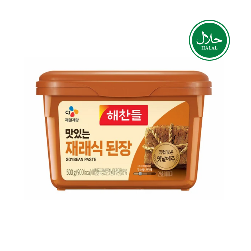 CJ SOYBEAN PASTE (FERMENTED) 500g*20/씨제이 해찬들 재래식 된장