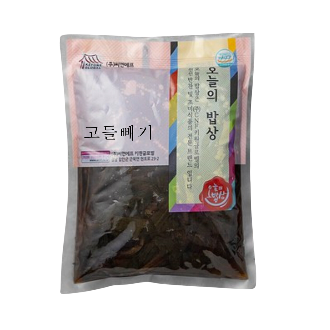 韩国调味生菜1kg*10/오늘의밥상 고들빼기