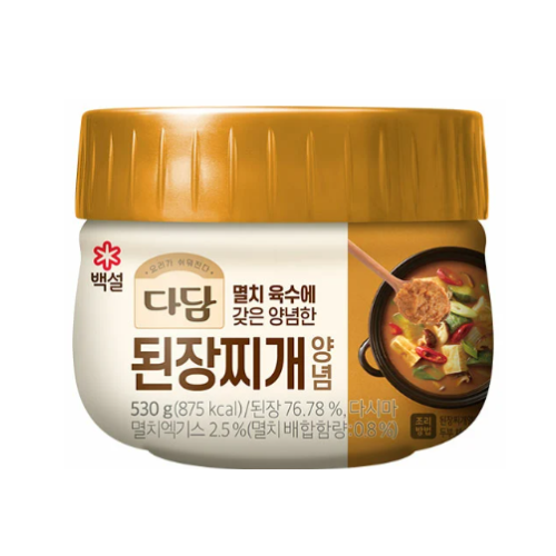 SOYBEAN PASTE SEASONING FOR STEW 530G*12/씨제이 다담 된장찌개양념