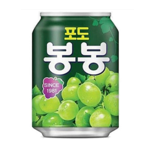 HAITAI GRAPE JUICE BONG BONG 238ML*24 / 해태 봉봉 (캔)