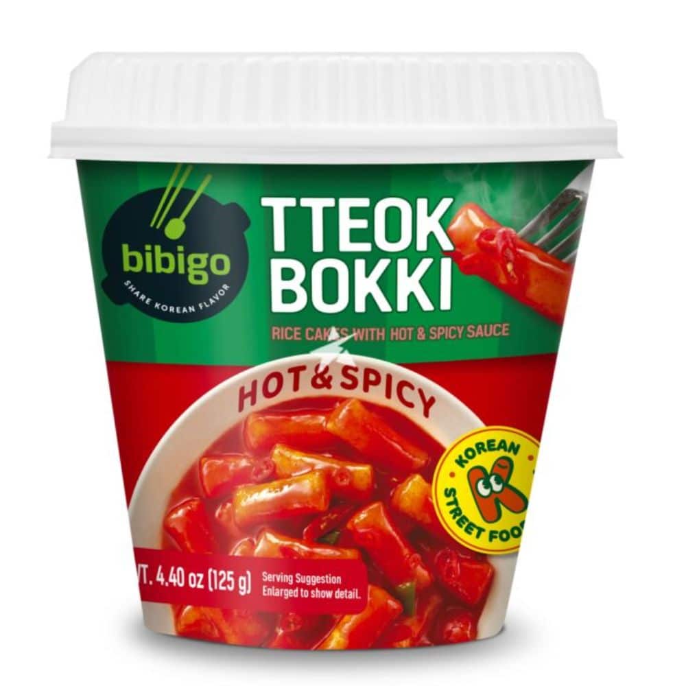 CJ BIBIGO TTEOKBOKKI CUP HOT&SPICY 125G*24 / 비비고 상온 떡볶이 컵형(스파이시)