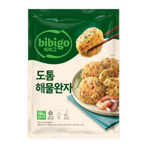 CJ BIBIGO SEAFOOD PATTY 795g*8/씨제이 비비고 도톰 해물완자