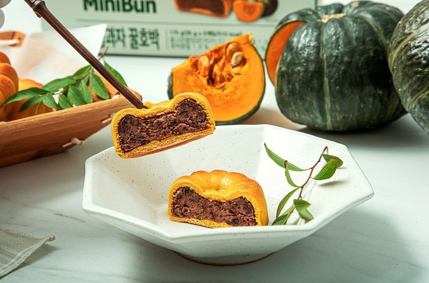 BAKED RICE MANJU (SWEET PUMPKIN)175g(5ea)*12/화과방 구움과자 꿀호박