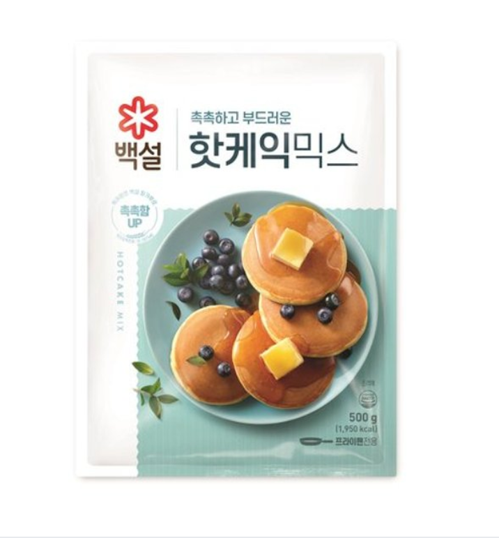 CJ Beksul Hotcake/Pancake Mix 500g*20 씨제이 백설 핫케잌 가루