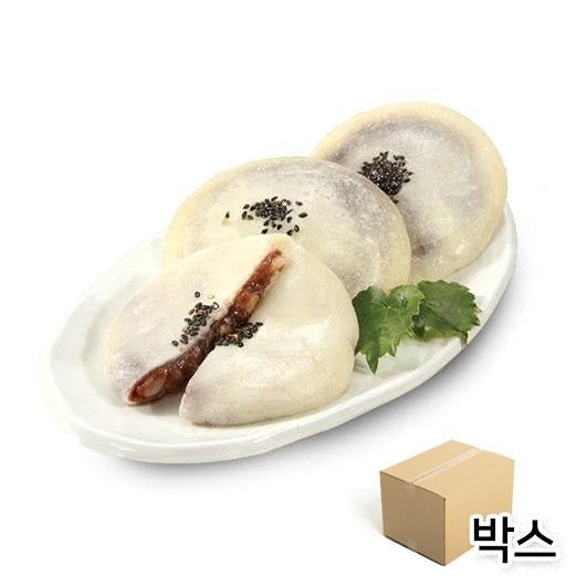 (Preorder) Frozen Glutinous Yaki Mochi Black Sesame 1.8kg*3/(선주문) 냉동 생지 흑임자 야끼모찌