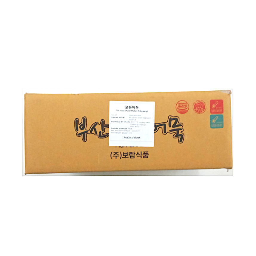 冷冻鱼饼混合宝拉姆1kg*10/냉동 보람 부산 모듬 어묵